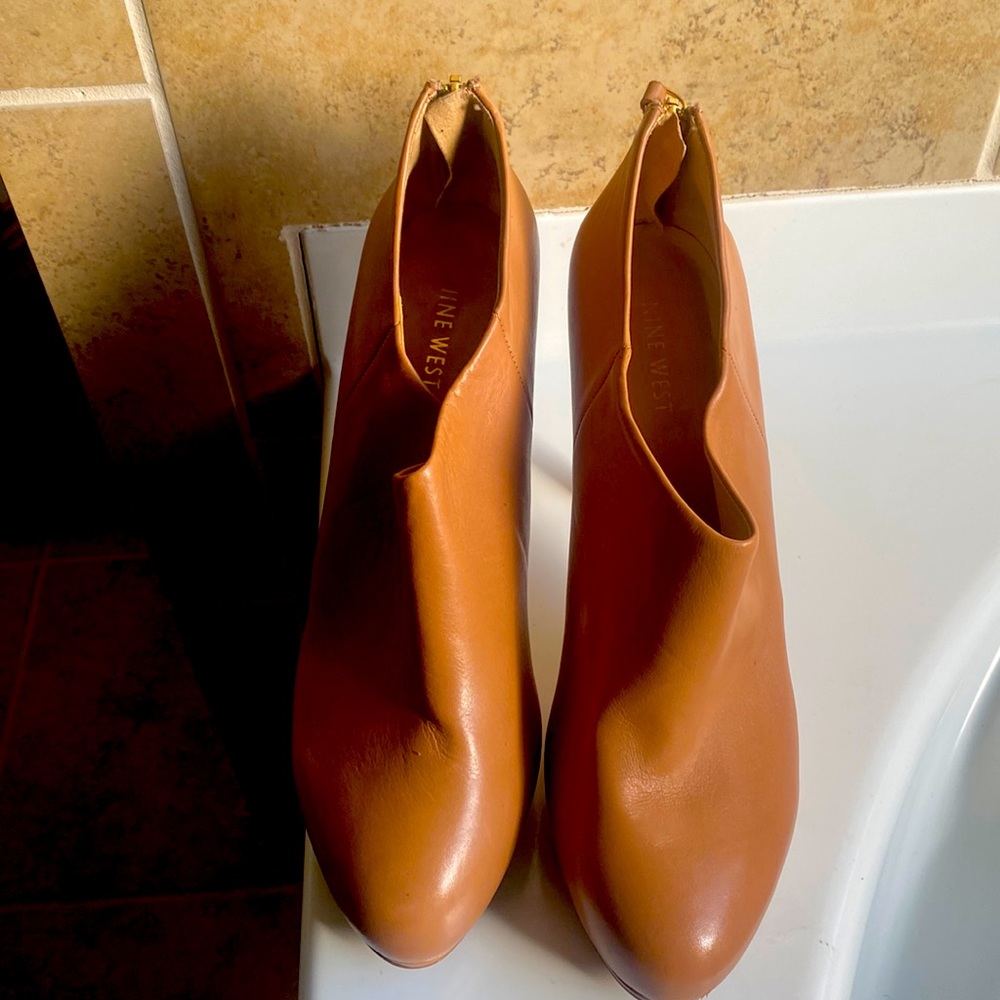 Natural Nine West Ankle Boot very comfortable and stylish